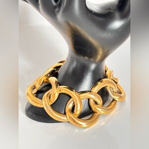 Vintage d’Orlan Gold plated Link Statement bracelet